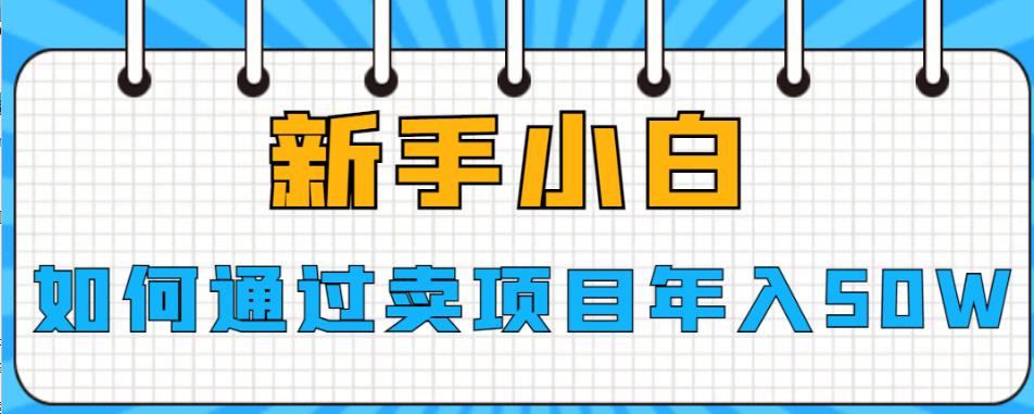 4978-20230717-新手小白如何通过卖项目年入50W【揭秘】