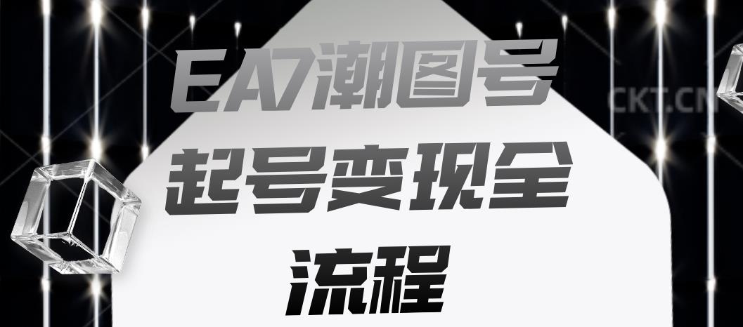 5597-20230808-EA7潮图号起号变现全流程，快速起号飞速涨粉【揭秘】