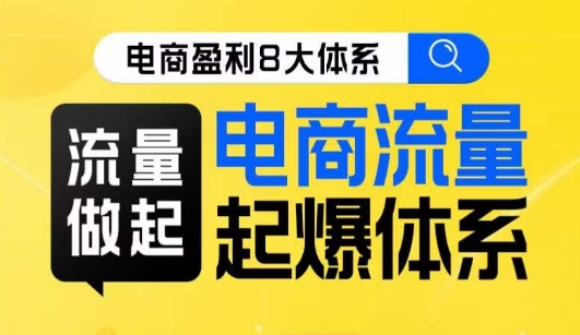 7538-20231016-8大体系流量篇·流量做起，电商流量起爆体系线上课