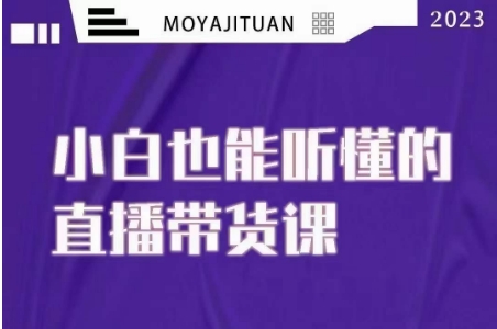 8765-20231129-大威本威·能听懂的直播带货课，小白也能听懂，20节完整