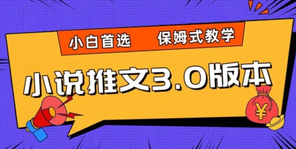 8860-20231204-小说推文3.0玩法，日入两千+，保姆式教学，小白首选【揭秘】