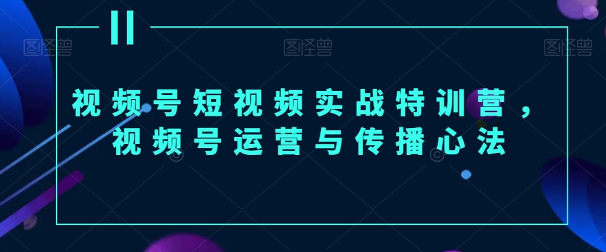 230-20240221-视频号短视频实战特训营，视频号运营与传播心法