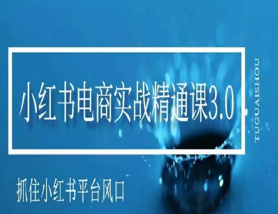 283-20240224-小红书电商实战精通课3.0，抓住小红书平台的风口，不错过有一个赚钱的机会