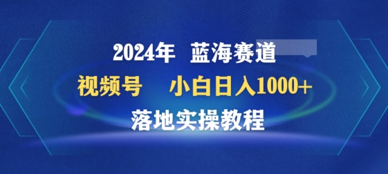 298-20240320-2024年视频号蓝海赛道百家讲坛，小白日入1000+，落地实操教程【揭秘】