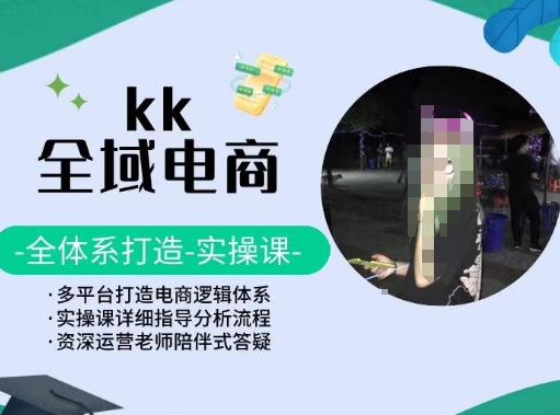 318-20240322-KK全域电商，全体系打造实操课，多平台打造电商逻辑体系