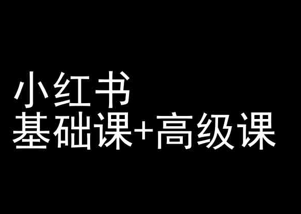 408-20240328-小红书基础课+高级课-小红书运营教程