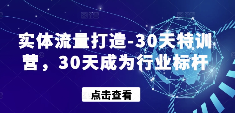 058-20240405-实体流量打造-30天特训营，30天成为行业标杆