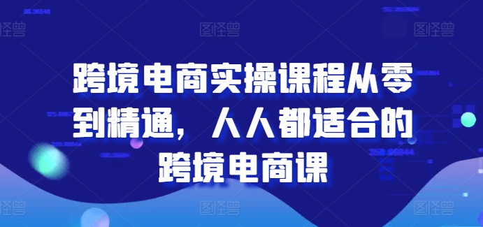 219-20240621-跨境电商实操课程从零到精通，人人都适合的跨境电商课