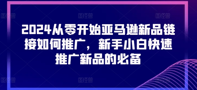 241-20240623-2024从零开始亚马逊新品链接如何推广，新手小白快速推广新品的必备