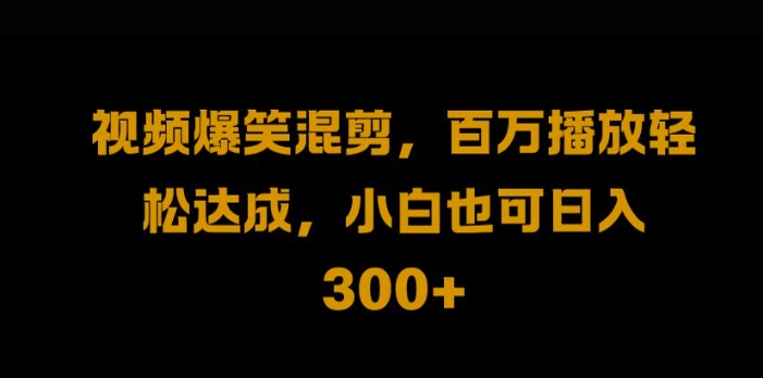 202-20240921-视频号零门槛，爆火视频搬运后二次剪辑，轻松达成日入1k【揭秘】