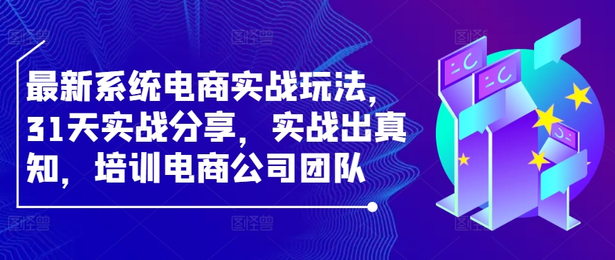 207-20240922-最新系统电商实战玩法，31天实战分享，实战出真知，培训电商公司团队