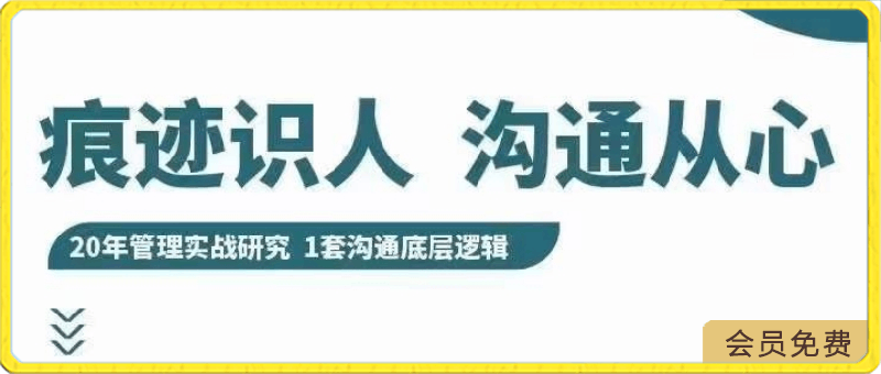 0503【官方视频课】王新宇：痕迹识人之沟通篇--向上管理，沟通从心⭐王-新-宇：痕迹识人之沟通篇