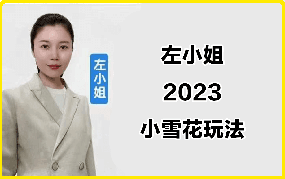 0306左小姐小雪花玩法⭐左小姐2023小雪花玩法