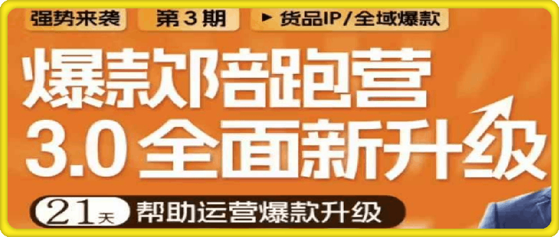 0808-电商108将top卖家孵化器货品IP全域爆款陪跑营第3期⭐贾真·货品IP-全域爆款陪跑营