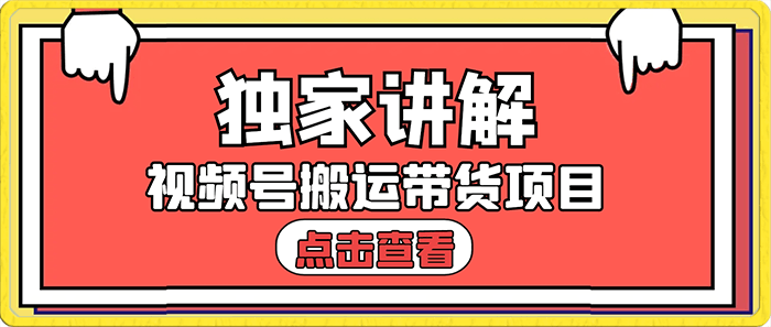 0119独家讲解微信视频号搬运带货项目，保姆级详细教程