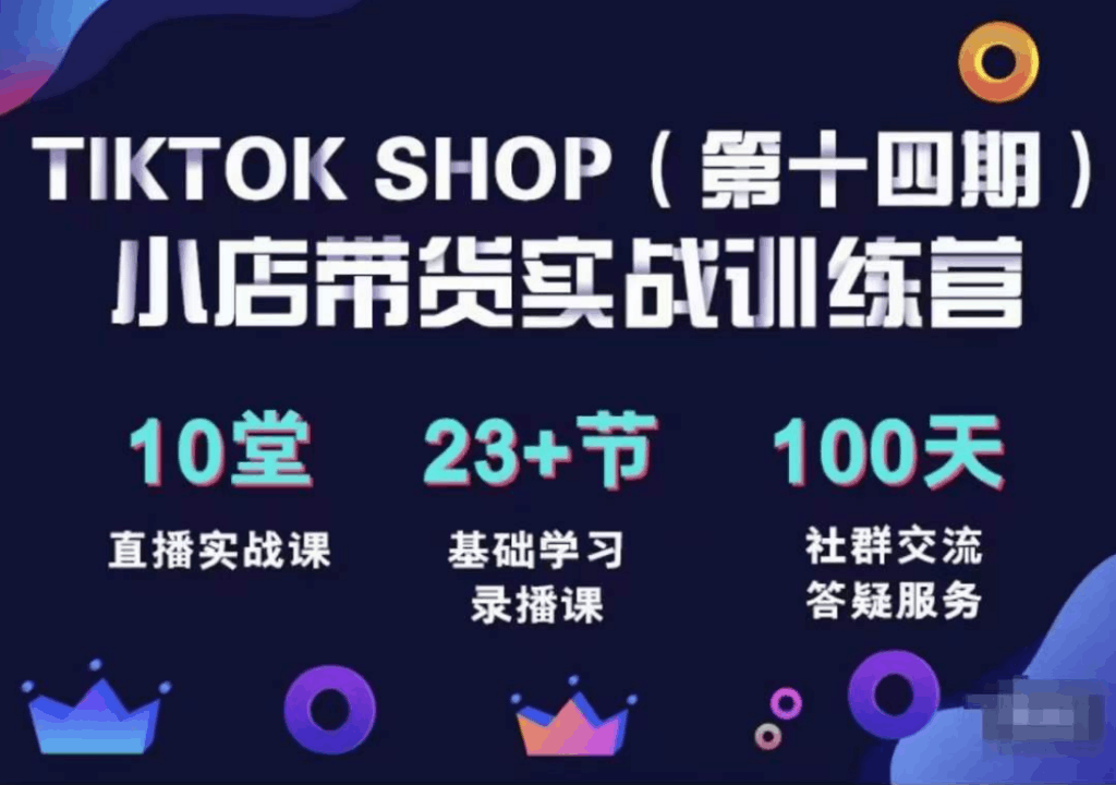 0731-TikTok Shop 全球店带货训练营（第14期）4599⭐TikTok Shop全球店带货训练营（第十四期）