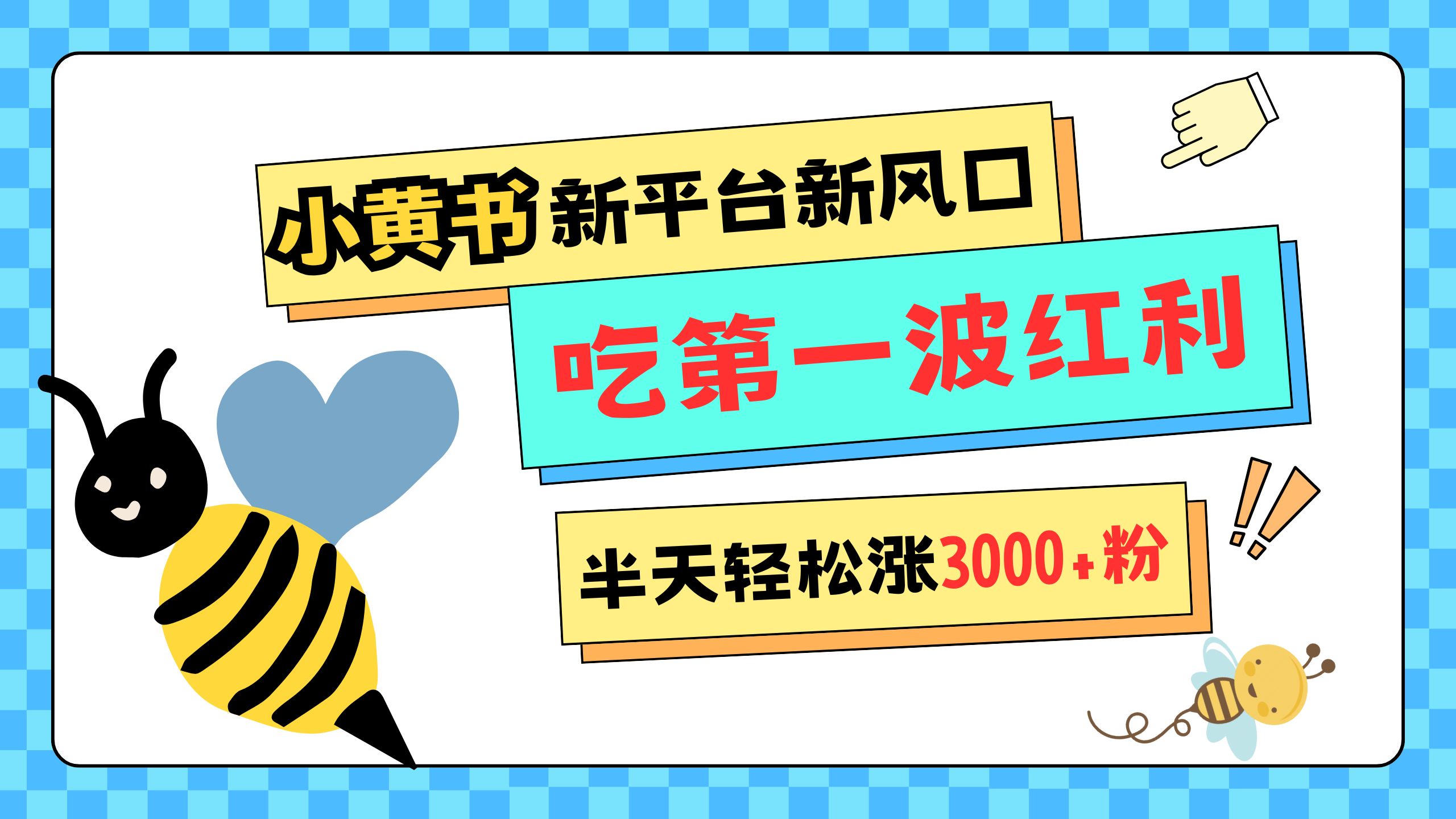 网易版小红书重磅来袭，新平台新风口，管理宽松，半天轻松涨千粉，第一波红利等你来吃