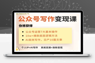 1294-006-20250202-AI公众号写作变现课，手把手实操演示，从0到1做一个小而美的会赚钱的IP号