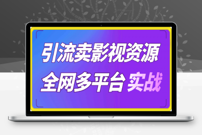 1028-引流卖影视资源实操课程，引流私域运营，全网多平台实战经验