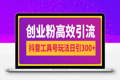 0206-创业粉高效引流，抖音工具号玩法，日引300+，不要成为学习高手，要成为实战高手