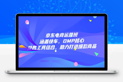 5422-京东运营⭐京东电商运营班：涵盖快车，DMP核心及各工具组合，助力打造爆款商品