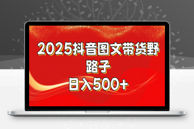 2025抖音图文带货野路子