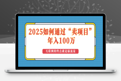 8839-2025如何通过卖项目年入100万⭐2025年如何通过“卖项目”实现100万收益：最具潜力的盈利模式解析