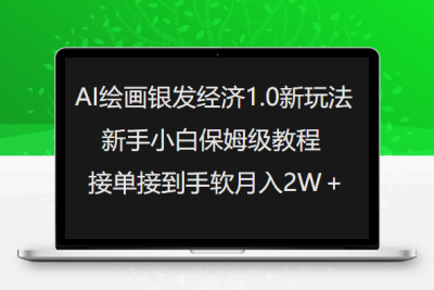 2221-168-20250217-AI绘画银发经济1.0最新玩法，新手小白保姆级教程接单接到手软月入1W
