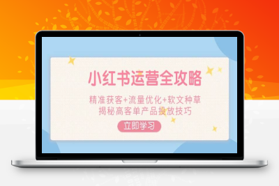 7406-2025-02-17-言若非⭐小红书运营全攻略，精准获客+流量优化+软文种草，揭秘高客单产品投放技巧