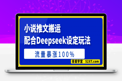 0223-小说推文搬运配合Deepseek设定玩法揭秘，流量暴涨100%