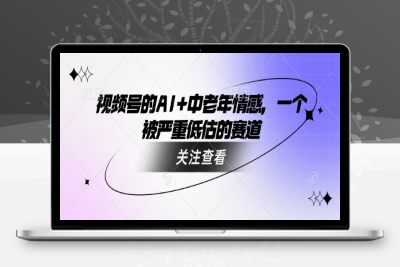 1125-009-20250301-视频号的AI 中老年情感，一个被严重低估的赛道⭐视频号的AI+中老年情感，一个被严重低估的赛道