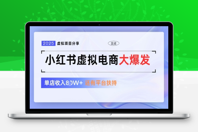 8203-459-20250430-小红书虚拟电商项目，平台大力免费流量扶持，低门槛1拖3玩法