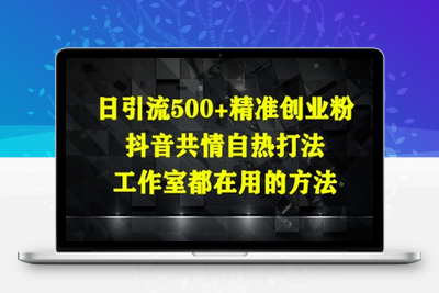 6868-003-20250501-日引流500 精准创业粉，抖音共情自热打法，工作室都在用的方法⭐日引流500+精准创业粉，抖音共情自热打法，工作室都在用的方法
