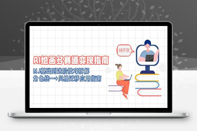 AI绘画多赛道变现指南：MJ基础到进阶技巧拆解，角色统一+风格迁移应用指南