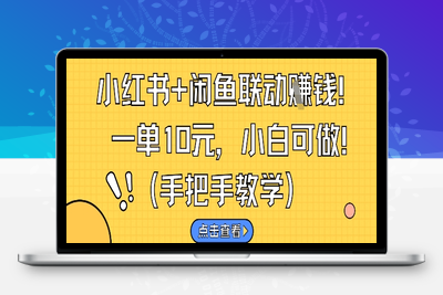 245-20250520-小红书+闲鱼联动挣钱，一单10元，小白可做