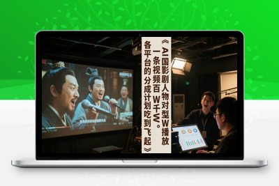 327-20250526-AI三国影视剧人物对口型唱歌玩法，一条视频百W千W播放，各平台的分成计划吃到飞起