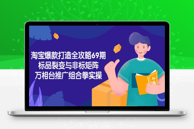 淘宝爆款打造全攻略-69期，标品裂变与非标矩阵，万相台推广组合拳实操