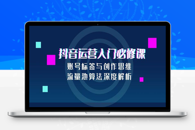 抖音运营入门必修课，账号标签与创作思维，流量池算法深度解析