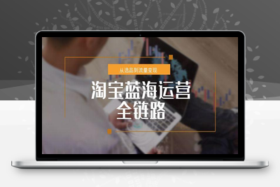 淘宝实体店⭐淘宝蓝海运营全链路，从选品到流量变现，小类目突围完整方案