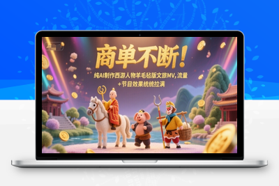 260-20250621-商单不断！纯AI制作西游人物羊毛毡版文旅MV，流量+节目效果统统拉满