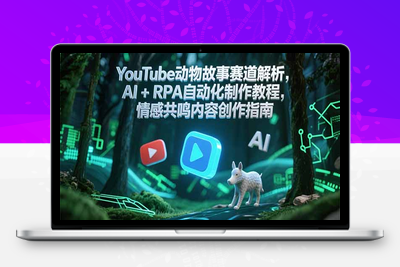 YouTube动物故事赛道解析，AI+RPA自动化制作教程，情感共鸣内容创作指南
