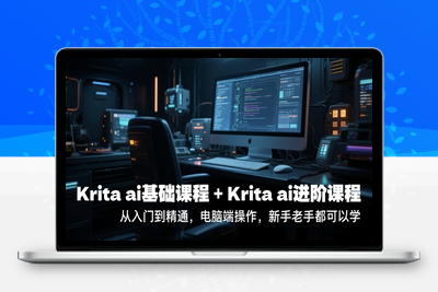 287-20250623-krita ai基础课程+Krita ai进阶课程，从入门到精通，电脑端操作，新手老手都可以学