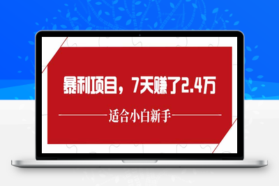 全网最牛冷门项目⭐最新暴利项目，每单收益轻松在300以上，7天赚了2.4万