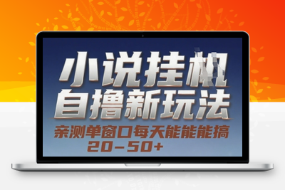 小说挂机自撸新玩法 — 亲测单窗口每天能搞 20-50+，支持矩阵化批量操作⭐小说自撸新玩法 — 亲测单窗口每天能搞 20-50+，支持矩阵化批量操作【揭秘】
