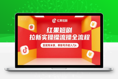 163-20250712-红果短剧拉新实操全流程，发就有米拿，单账号月收入几k