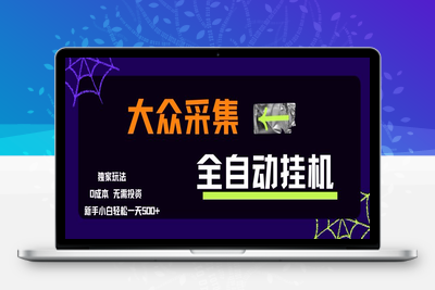 大众采集全自动玩法，操作简单，新手小白轻松一天500+⭐大众采集全自动玩法，新手小白轻松一天500+，操作简单