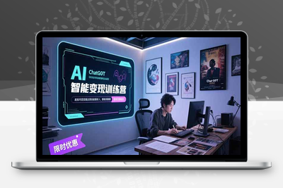 AI智能变现训练营，ChatGPT写作变现，电影解说制作，图文带货方法论