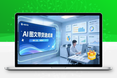 AI图文带货速成课‌⭐AI图文带货速成课，养号引流秘籍，爆款选品策略，美图制作全流程
