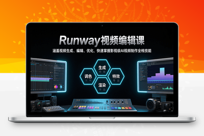2025-07-30-Runway全栈视频制作课⭐Runway视频编辑课，涵盖视频生成、编辑、优化，快速掌握影视级AI视频制作全栈技能