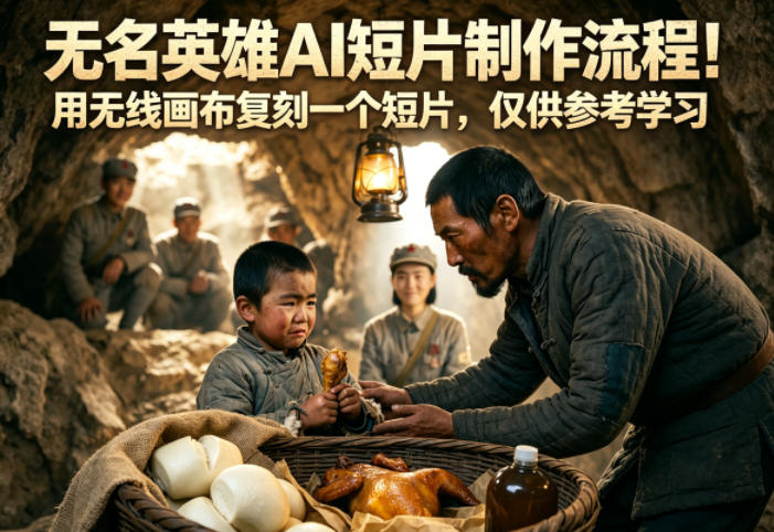 208-20260516-无名英雄AI短片制作流程！用无线画布复刻一个短片，仅供参考学习